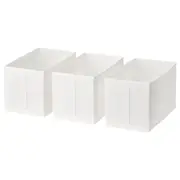 SKUBB box, white, 31x55x33 cm