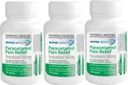 PARACETAMOL 500MG 300CAP (SAME AS PANADOL, PANAMAX) Exp. 08/2026 (3 BOTTLES)