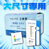 在飛比找蝦皮購物優惠-大尺寸保險套 艾康頓 大號衛生套10入 台灣製造 56mm 