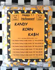 3,300ct @ $1. "KANDYKORNKA$H" 16-$100. INSTANT WIN JAR TICKET PullTab Prf$1,205.