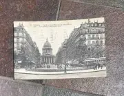 1926 Antique Postcard of the Pantheon in Paris, France, written and postmarked