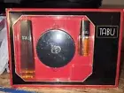 NEW VTG DANA TABU TRIO PERFUMES 3 OZ EAU DE COLOGNE DUSTING POWDER 4 OZ & 3/8 OZ