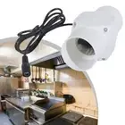 Quiet Extractors Fan with Metal Inlines Pipe Fan for Home Office