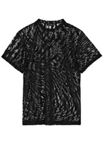 Mugler Star Tulle T-shirt - Black - S (UK8-10 / S) S (UK8-10 / S)
