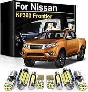 Car Interior LED Light Dome License Plate Lamp, For Nissan NP300 Frontier 2016 2017 2018 2019 2020 2021 2022 Accessories