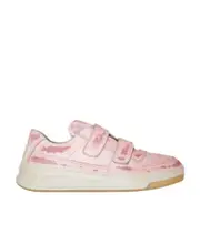 worn-out leather sneakers 40 Pink
