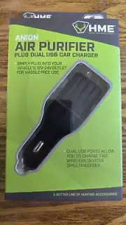 HME Anion Air Purifier - w/ dual USB Ports