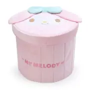 Sanrioed Anime My Melody Kawaii Cute Clothes Sundries Fold Storage Bucket