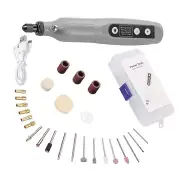 New USB Cordless Electric 5-Speed Adjustable Mini Drill Grinder With LED Light