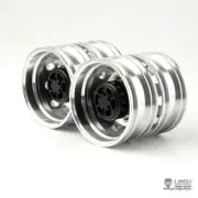 LESU Metal Rear Wheel Hub for 1/14 RC Tamiya Tractor Truck Model DIY Part