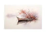 Dreamy Boat Canvas Print