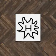 Haflinger Horse Brand Vinyl Decal