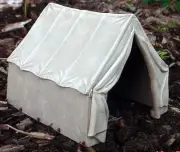 Tent Premium Canvas Style Miniature Highly Detailed 1/24 Scale Half Scale
