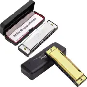 Harmonica for Kids 2Pack Harmonica Key of C 10 Hole 20 Tone Diatonic Harmonic...