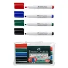 Faber-Castell Connector Whiteboard Markers Wallet of 4 159204 - Assorted