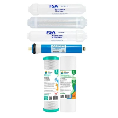 Replacement Pack for 7 Stage XstreaMn Reverse Osmosis System + Membrane (1-11XM)