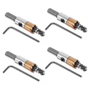 4pcs Hole Saw - [13mm] HSS (High Speed Steel) 4341 Drill Bit Titanium Plated
