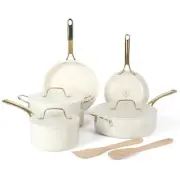 Martha Stewart Galway Premium Nonstick PFA Free Ceramic Interior 10 Piece Hea...