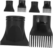 Luxshiny 6Pcs Hair Dryer Nozzle Hair Dryer Attachments for Precision Styling Lightweight Portable Travel Hair Diffuser Even Heat Distribution for Safe Reliable Use