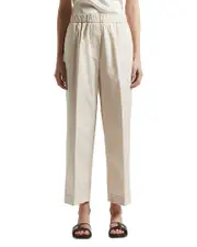 Peserico Elastic Waist Relaxed Pants
