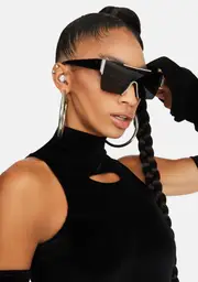 Take You Down Shield Sunglasses