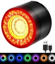 Scooter Rear Lamp Light Bright Red Light Rechargeable Night Cycling Safety Ride