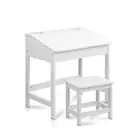 Keezi Kids Table Chairs Set Children Drawing Writing Desk Storage Toys Play mdf