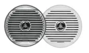 Jensen 6.5" 75W Coaxial Boat Speakers, Silver/White MSX65R