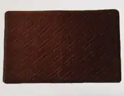 TRANQUILITY Memory Foam Cushioned Bath Mat Rug"BROWN "Basket Weave 24" X 38" NWT