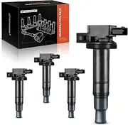 Ignition Coils Pack for Toyota Echo 00-05 Prius Yaris XA XB I4 1.5L 1NZ-FE 4-PC Set