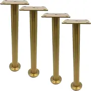 Pack of 4 Metal Furniture Legs,Stainless Steel DIY Sofa Legs,TV Cabinet Legs,Kitchen Feet,Locker Legs,Sideboard Leg,Bedside Table Leg,Height Adjustable,Protect The Floor,Non-Slip(g