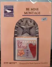 Twisted Threads Itty Bitty Be Mine Montage Cross Stitch Kit Chart Floss Fabric