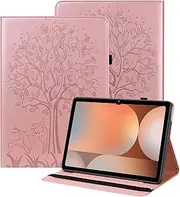BOLELAW Galaxy Tab A 10.1 2019 Case, PU Leather Flip Case Cover Wallet Pen Holder Stand Tablet Protective Case with Stylus Pen for Samsung Galaxy Tab A 10.1 Inch 2019 SM-T510/SM-T515 (Pink)