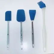 Silicone Spatulas & Brush - Set of 4