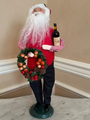 Byers Choice 2024 Wine Santa - Handsome!