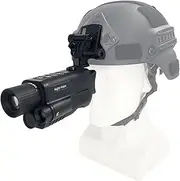 SUZLAZYR Night Vision Monocular, Helmet Mounted Night Vision Goggles with Tactical Light, 4K Video 58MP Photos, 8X Digital Zoom Infrared Night Vision Scope for Adult Camping