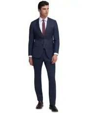 [Oxford] New Hopkins Wool Suit Jacket in Steel