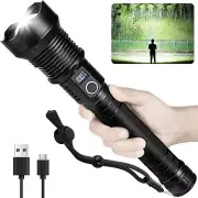 Rechargeable Flashlights High Lumens, 990,000 Lumen Super Bright Led Flashlight