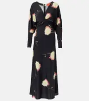 [La DoubleJ] La DoubleJ XX floral jersey maxi dress UK 6 multicoloured