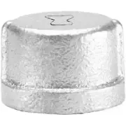 Anvil 8700132908, Malleable Iron Pipe Fitting, Cap, 2" NPT Female, Galvanized