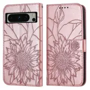 Pixel 8 Pro Wallet Case 3 Credit Card Slot ID Card Holder, PU Leather Flip Case - Black