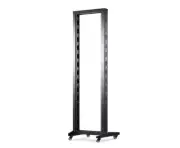 4ft Open Frame 19" 22U 2-Post Network Server Relay Rack Rolling with Casters