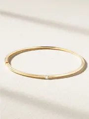 [Persée] Persée - Zeus Small 18-karat Gold Diamond Bangle - 16 16 Gold