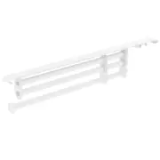 Flexi Storage Home Solutions White Extendable Valet Rod