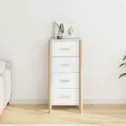 vidaXL Highboard White 42x38x90 cm Engineered Wood BMG