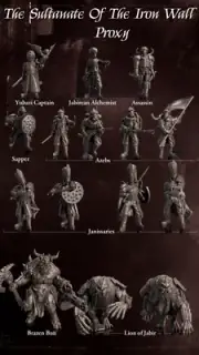 Trench Crusade compatible - Sultanate of the Iron Wall - Full Set Proxy