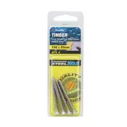 Zenith 10G x 50mm Stainless Steel Long Thread Countersunk Head Timber Screws ...