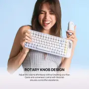 Fantech GO MOCHI85 Wireless Keyboard and Mouse Combo (Blue)