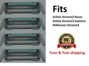 4 Schick Xtreme3 Razor Blade Fit Wilkinson Subzero Shaver Refills Cartridges