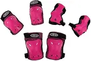 6Pcs Set Kid Roller Skating Skateboard,Elbow Knee Pads Wrist Protective Adjustable Guard Gear Pad for Outdoor Sports AOD